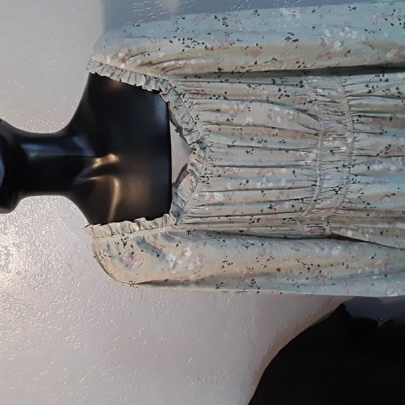 By the river long sleeve rayon dress size large new - Picture 5 of 6